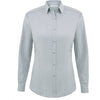 Megan Women’s Silver Oxford Blouse