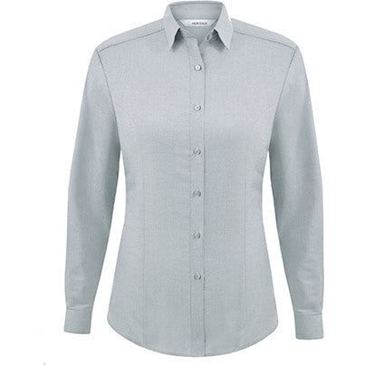 Megan Women’s Silver Oxford Blouse