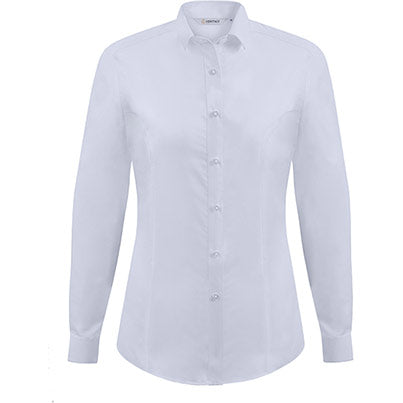 Megan Women’s Silver Oxford Blouse