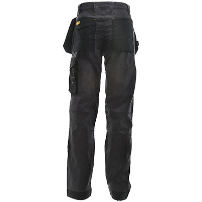 Memphis Men’s Grey/Black Stretch Work Trousers with Kneepad Pockets