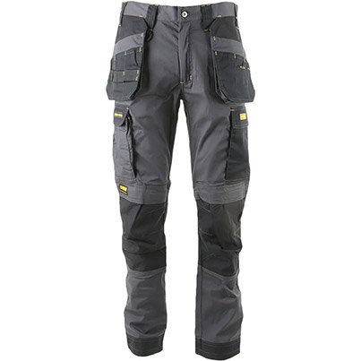 Men’s Grey/Black Pro-Stretch Work Trousers