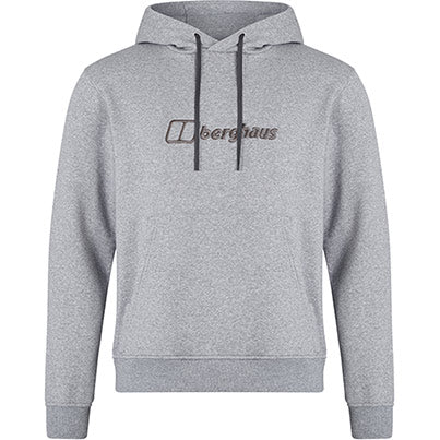 Men’s Grey Marl Logo Hoodie