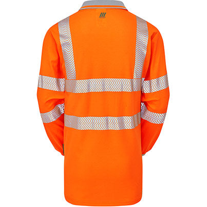 LIFE Men's Long-Sleeve Hi-Vis Polo Shirt