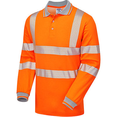 LIFE Men's Long-Sleeve Hi-Vis Polo Shirt