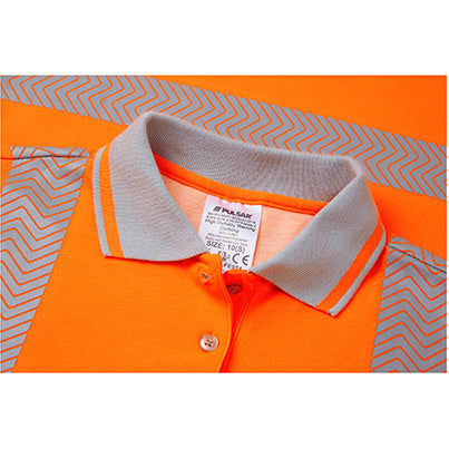 LIFE Men's Long-Sleeve Hi-Vis Polo Shirt