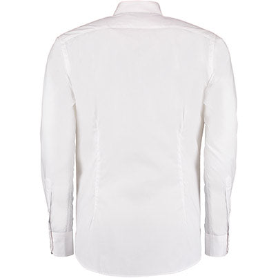 Men’s White Slim-Fit Business Shirt