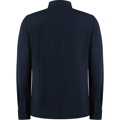 Men’s Long-Sleeve Pique Shirt