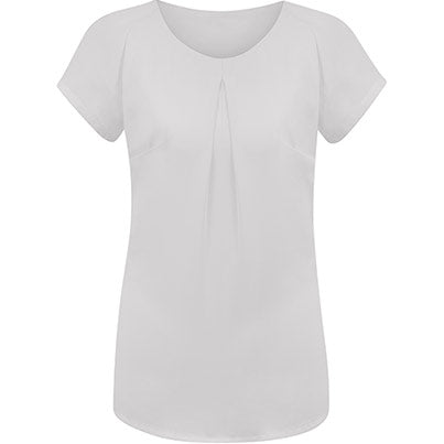 Mona Women's Ivory Short-Sleeve Blouse