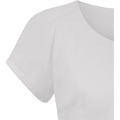 Mona Women's Ivory Short-Sleeve Blouse