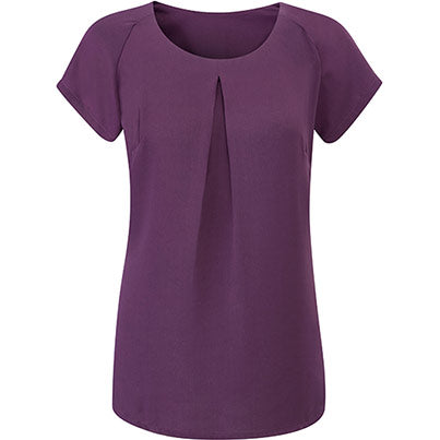 Mona Women's Ivory Short-Sleeve Blouse