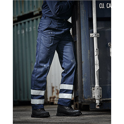 Navy Reflective Trousers