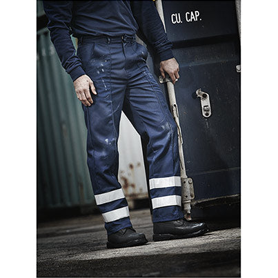 Navy Reflective Trousers