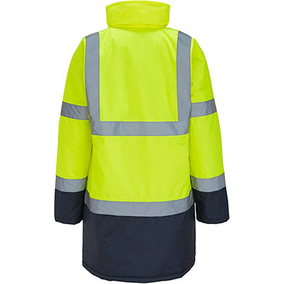 Navy/Yellow Two-Tone Waterproof Hi-Vis Coat