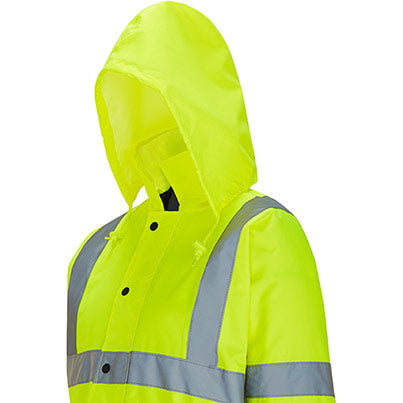 Navy/Yellow Two-Tone Waterproof Hi-Vis Coat