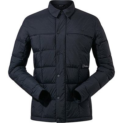 Nollan Men’s Jet Black Insulated Shirt Jacket