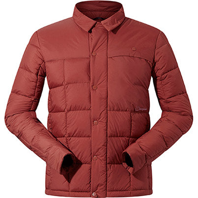 Nollan Men’s Red Rust Insulated Shirt Jacket