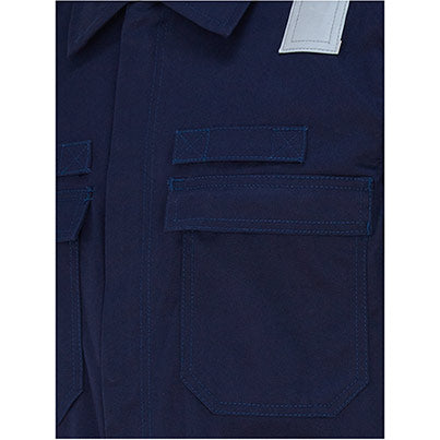 Nordic Orange Flame-Retardant Overalls with Kneepad Pockets