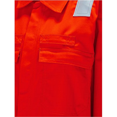 Nordic Orange Flame-Retardant Overalls with Kneepad Pockets