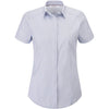 Nuala Women’s Striped Short-Sleeve Blouse