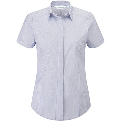 Nuala Women’s Striped Short-Sleeve Blouse