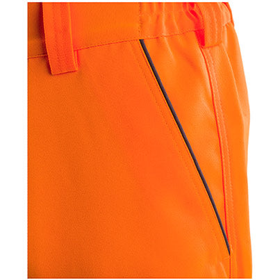 Hi-Vis Cargo Trousers with Kneepad Pockets
