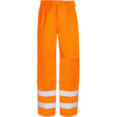 Polycotton Hi-Vis Trousers with Kneepad Pockets
