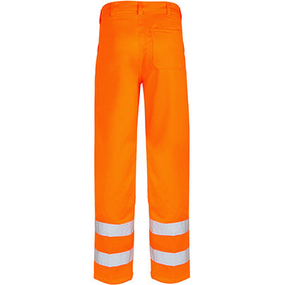 Polycotton Hi-Vis Trousers with Kneepad Pockets