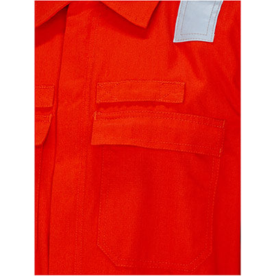 Modacrylic Arc-Flash Overalls with Kneepad Pockets