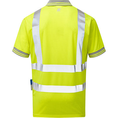 P175 Men’s Yellow Hi-Vis Polo Shirt