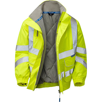 P191 Men’s Waterproof Hi-Vis Bomber Jacket