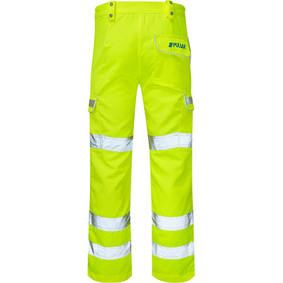 P346LDS Women’s Hi-Vis Cargo Trousers with Kneepad Pockets