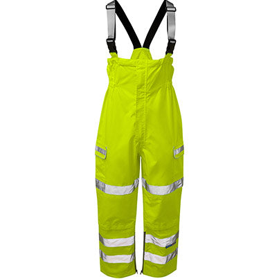 P521 Men’s Waterproof Hi-Vis Bib and Brace Overalls