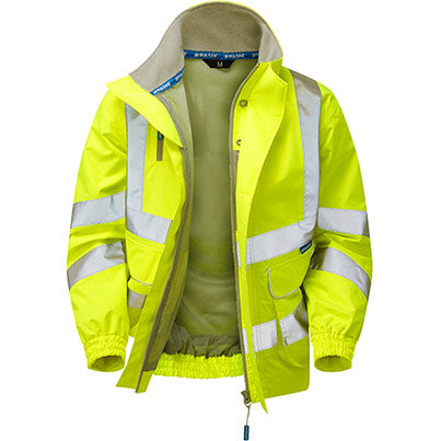 P533 Men’s Waterproof Hi-Vis Bomber Jacket