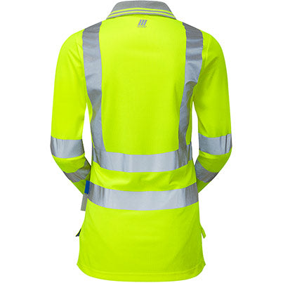 P702 Women’s Long-Sleeve Hi-Vis Polo Shirt