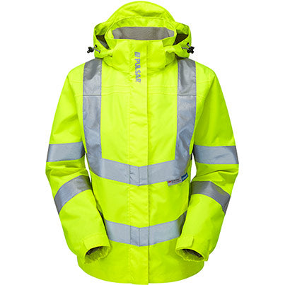 P704 Women’s Yellow Waterproof Hi-Vis Coat