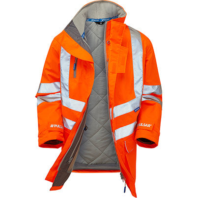 PR502 Men’s Waterproof Hi-Vis Coat
