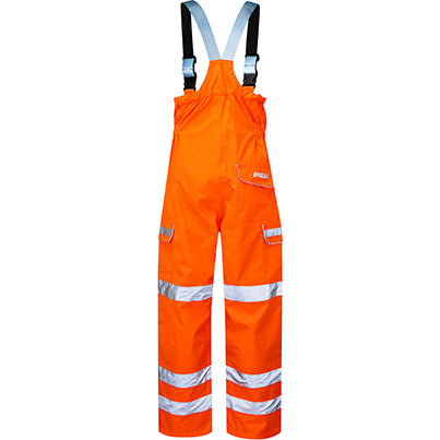P521 Men’s Waterproof Hi-Vis Bib and Brace Overalls