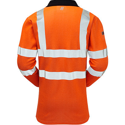 PRARC21 Men’s Long-Sleeve Hi-Vis Arc-Flash Polo Shirt