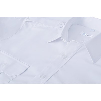 Premium Pilot Men’s White Short-Sleeve Shirt