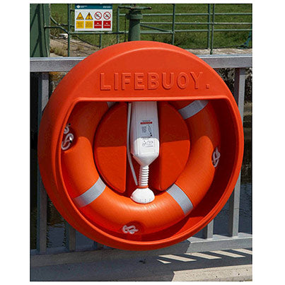 Rail-Mounted 75cm Lifebuoy Housing