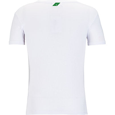 Men’s White Short-Sleeve Base-Layer Vest
