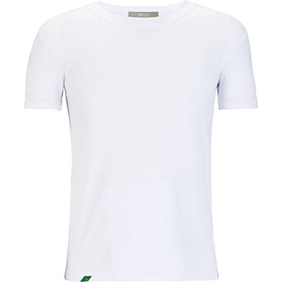 Men’s White Short-Sleeve Base-Layer Vest