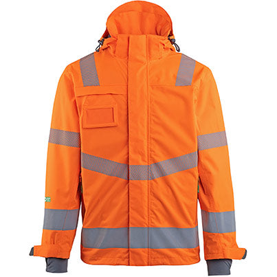 Responsible Waterproof Hi-Vis Coat