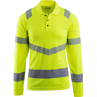 Responsible Long-Sleeve Hi-Vis Polo Shirt