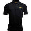 Rutland PWS Men’s Black Grey Wicking Polo Shirt
