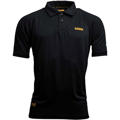 Rutland PWS Men’s Black Grey Wicking Polo Shirt