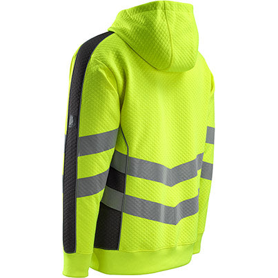 SAFE SUPREME Corby Men’s Zip-Up Hi-Vis Hoodie