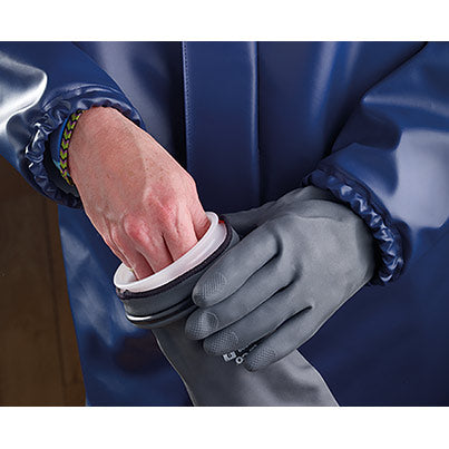 Solway Chemsol HG Navy Hooded Washdown Jacket with Glovezon Cuffs