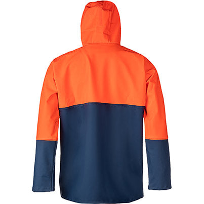 Staffin Orange Navy Waterproof Jacket