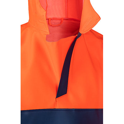 Staffin Orange Navy Waterproof Jacket